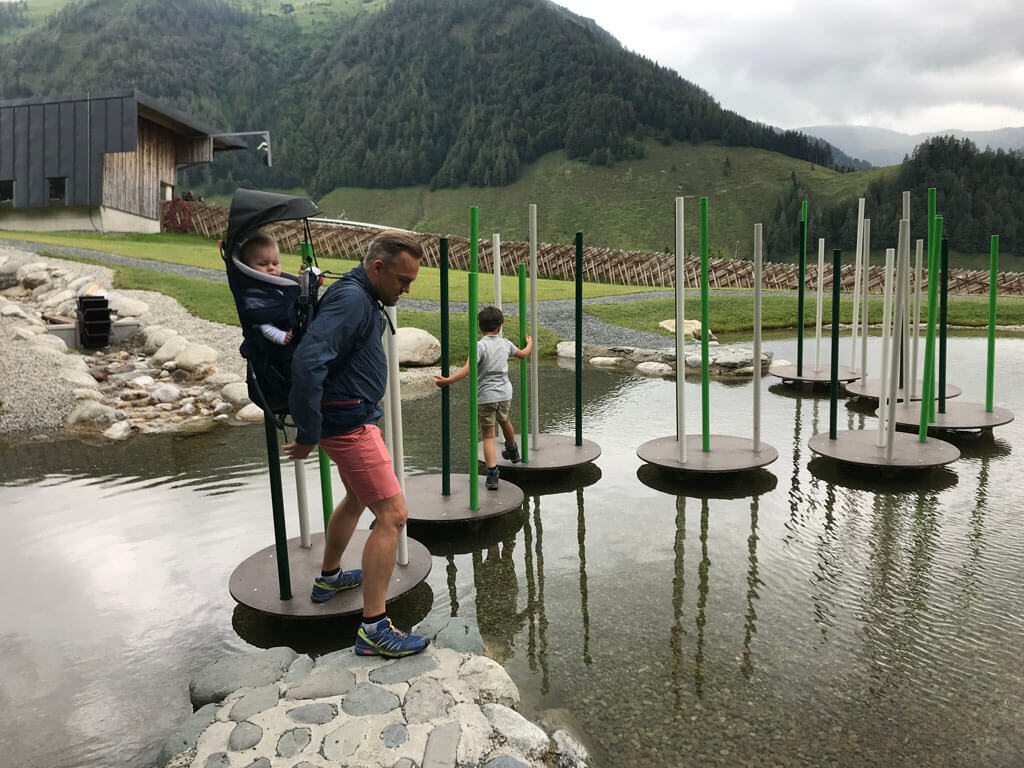 Timoks Wilde Welt is een super leuke speeltuin bovenop de berg in Fieberbrunn.