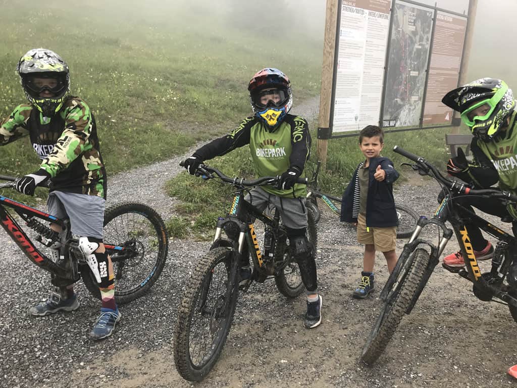 Serfaus-Fiss-Ladis heeft een uitdagend bikepark voor de oudere kinderen.