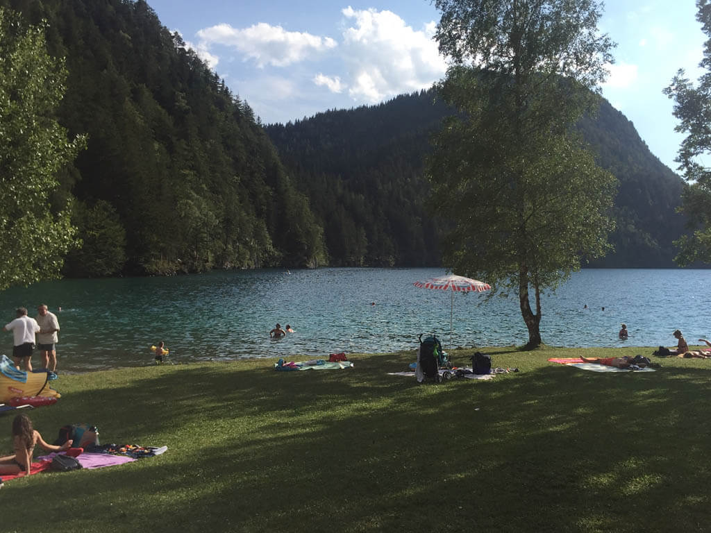 De Hintersteigersee nabij Scheffau. 