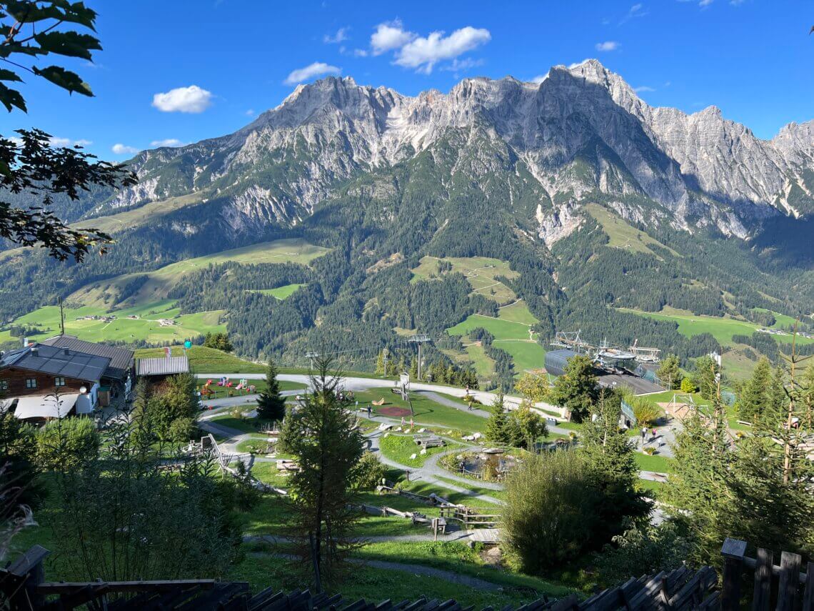 De Asitz berg is een avonturenberg hoog boven Leogang. 