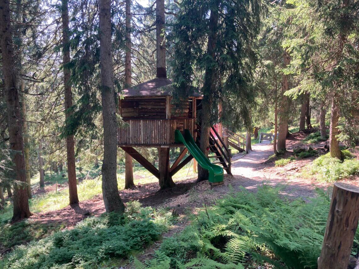 In KaiserWald is heel veel te ontdekken, zoals deze boomhut.