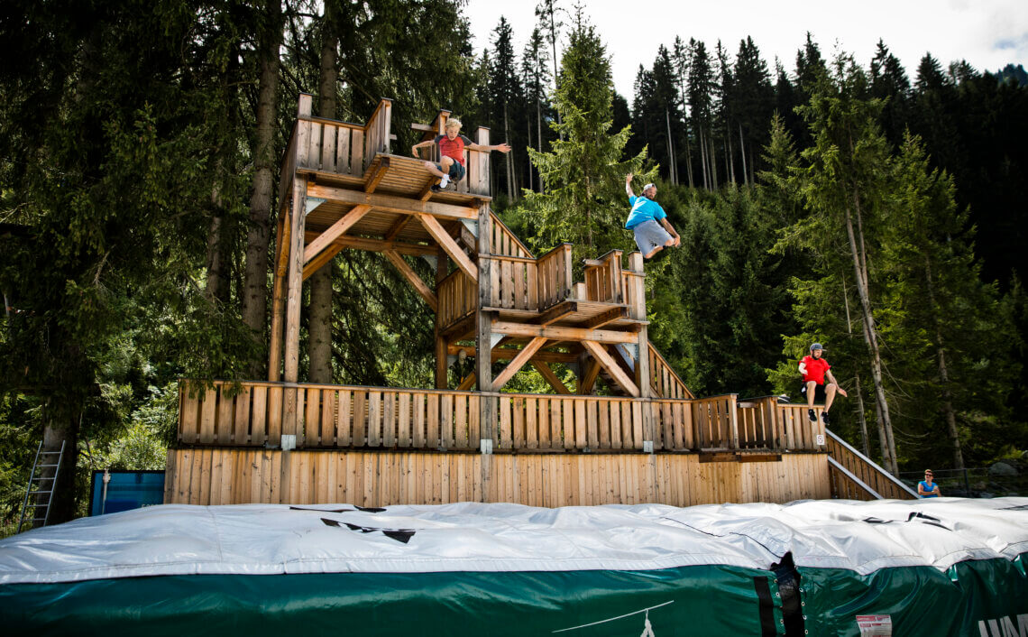 Saalbach Hinterglemm Jump Slide Park