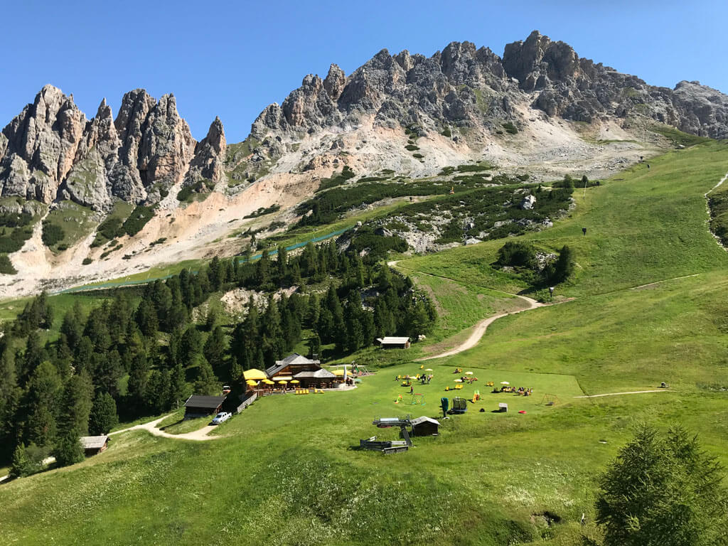 Val Gardena in onderdeel van de Dolomieten en staat op de lijst van UNESCO.