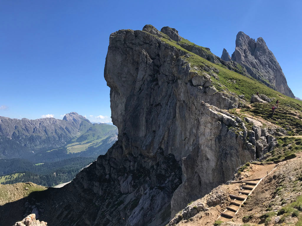 Het Sella massief van Val Gardena is echt onbeschrijflijk mooi.