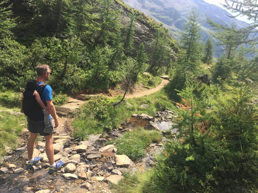 Ook de terugweg via de Zuidhelling gaat door een prachtige natuur.