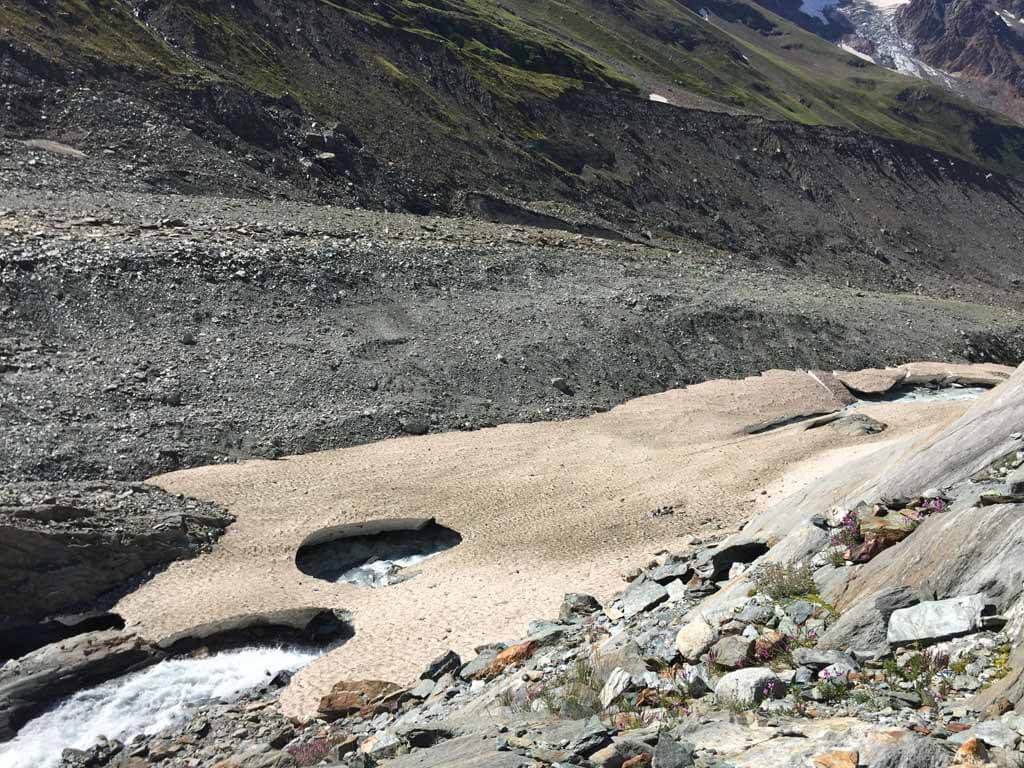 De Langgletsjer in het Lötschental.