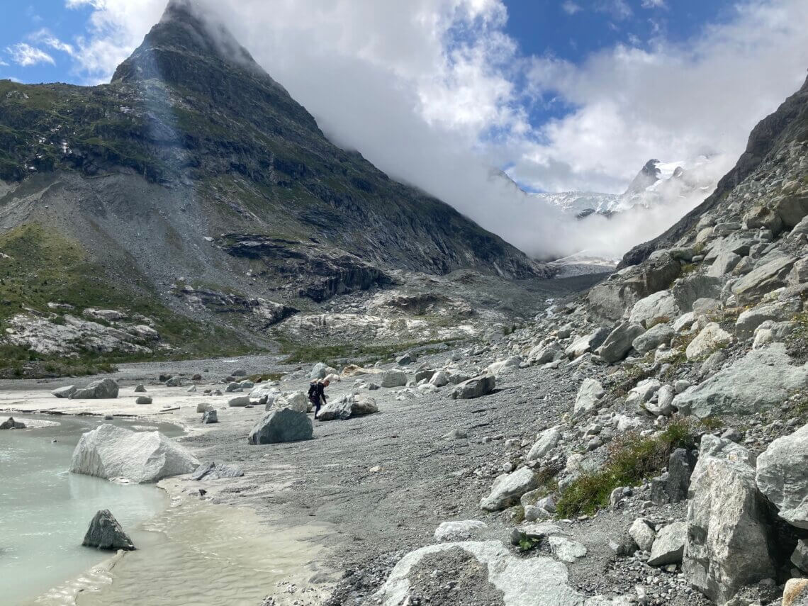 Arolla in Zwitserland, de uitvalbasis voor vele wandelingen.