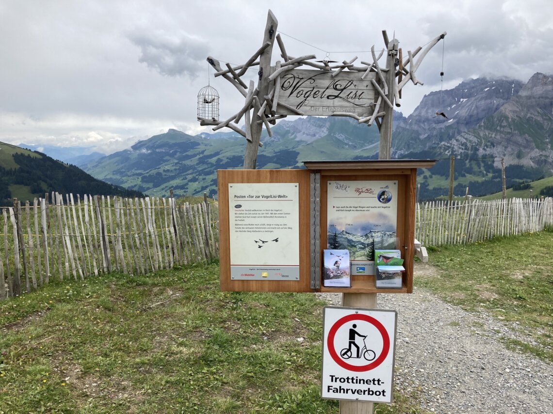 Bij Vogellisi gaat ook een gave gethematiseerde trail.