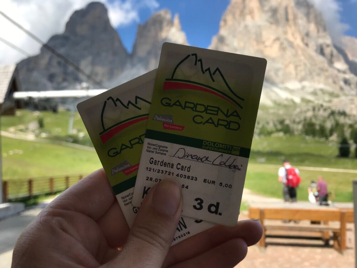 Ga je vaker met bergbanen, dan is het voordeliger om een Val Gardena Card aan te schaffen.