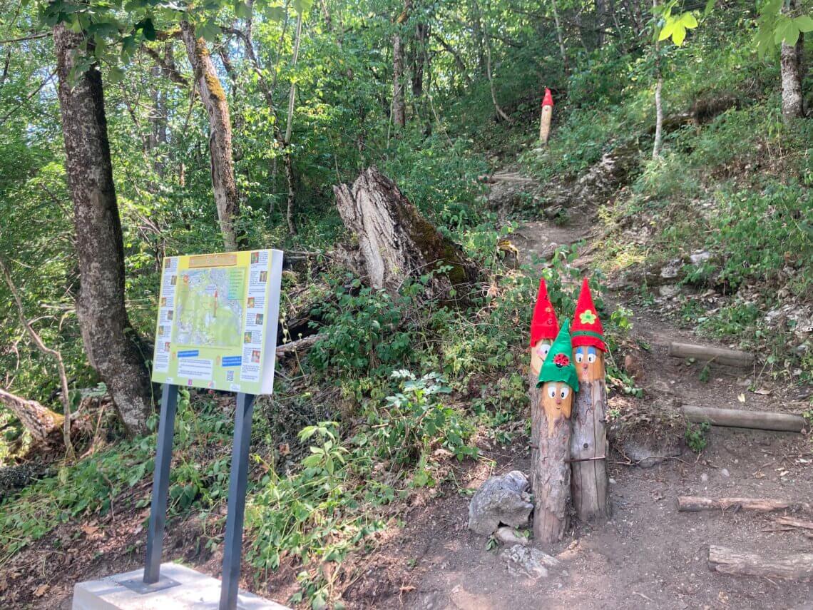 Bij Huttopia Vallouise start ook een ontzettend leuk kabouterpad van 4 kilometer.