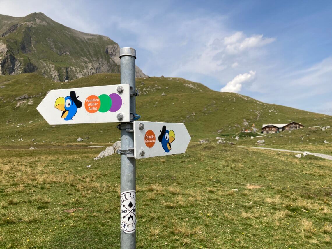 Er zijn ook buggyprooi wandelingen op de Engstligenalp.