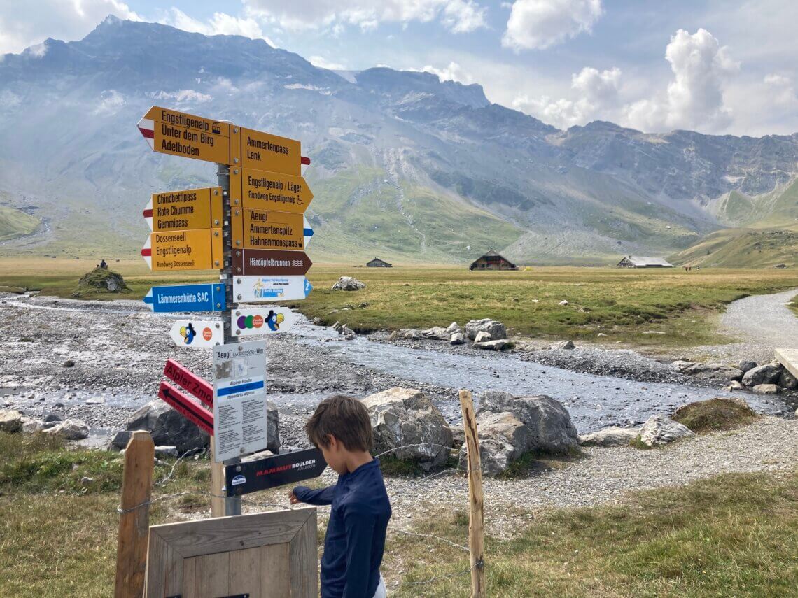 De Engstligenalp is het startpunt van vele wandelingen.