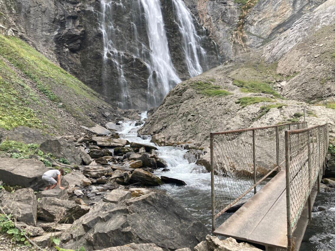 De wandeling vanaf de Engstligenalp naar beneden is echt prachtig.