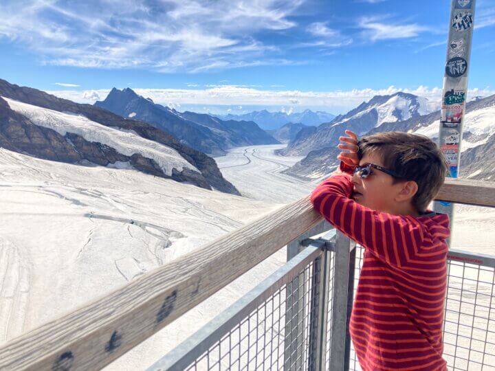 Waanzinnig mooi uitzicht op het panoramaterras.