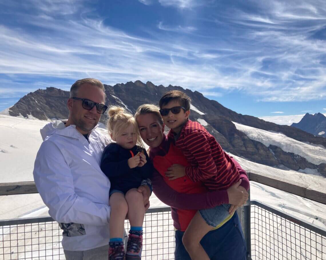 De Jungfraujoch met kinderen bezoeken, voor ons een onvergetelijke ervaring.