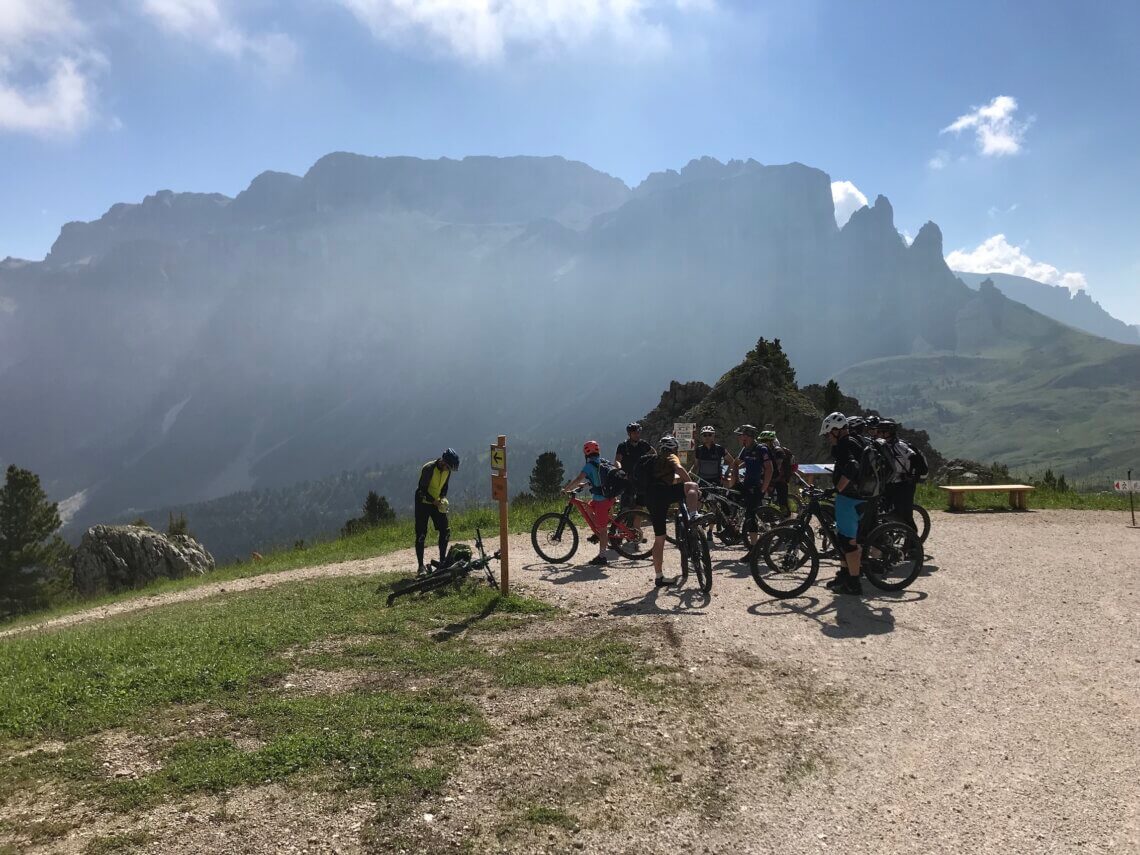 Ook in de Italiaanse Dolomieten kan je heerlijk mountainbiken met kinderen.