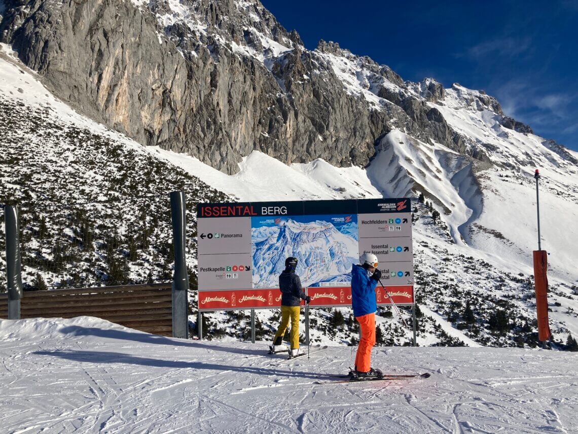 Skigebied Ehrwald is een kindvriendelijk skigebied in Tirol in Oostenrijk.