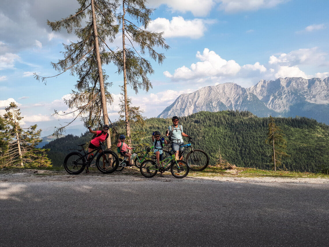 Met de fiets de Tauplitzalm op, het grootste bergplateau van Europa.