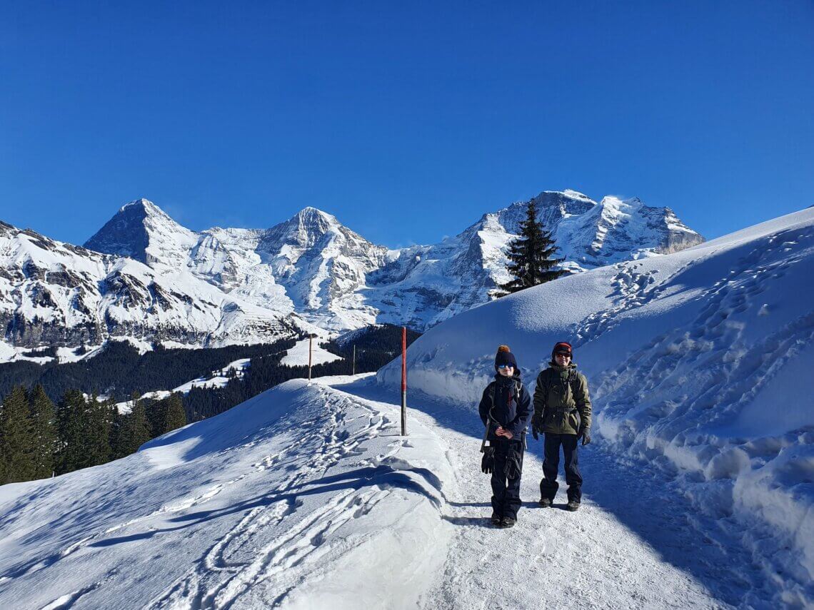 Rondom Mürren in de Jungfrauregio is het prachtig wandelen. 