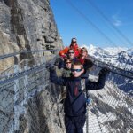 Bij de Schilthorn doen we de Thrill Walk.