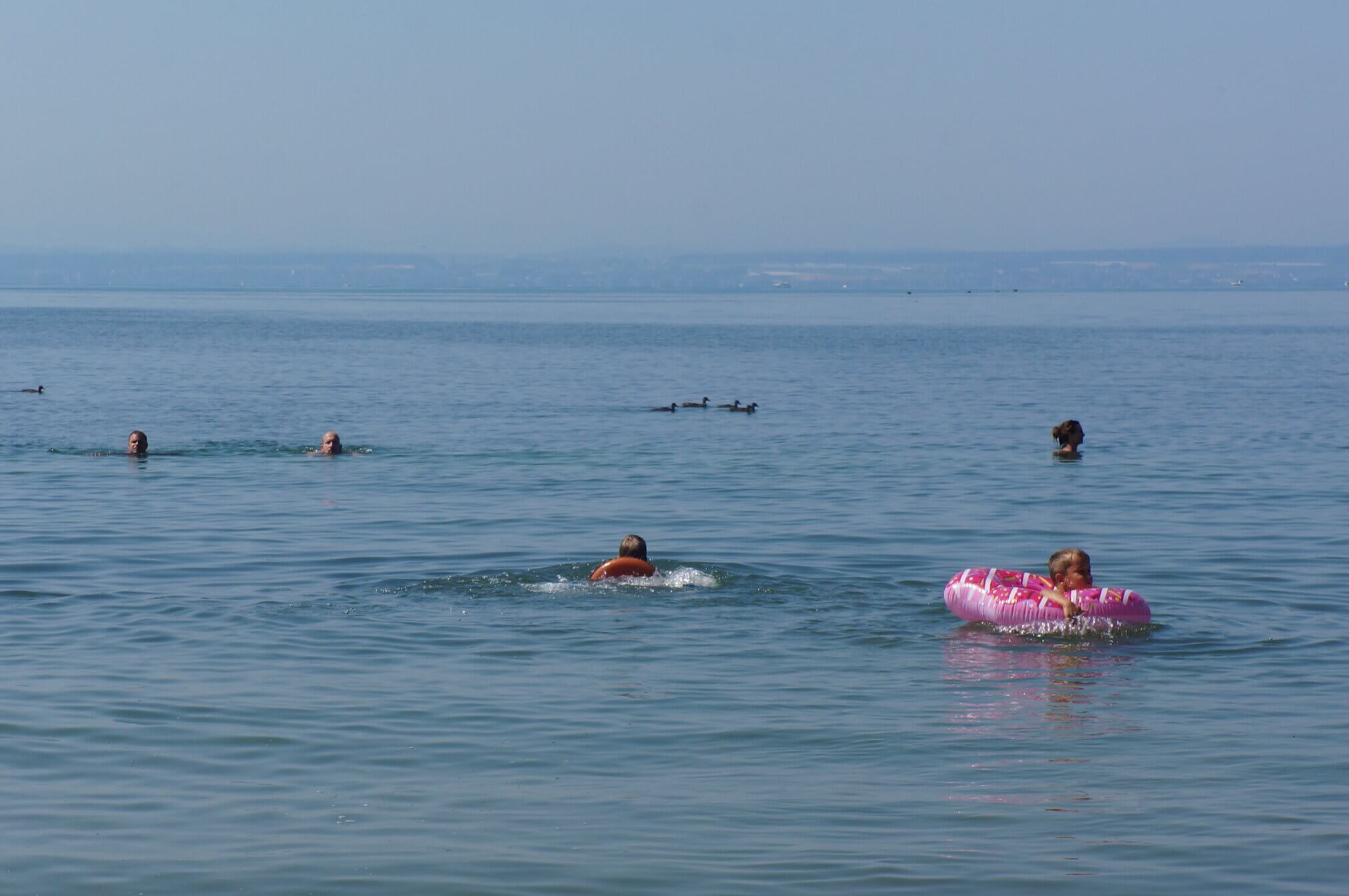 Natuurlijk zijn er tal van wateractiviteiten bij de Bodensee. 