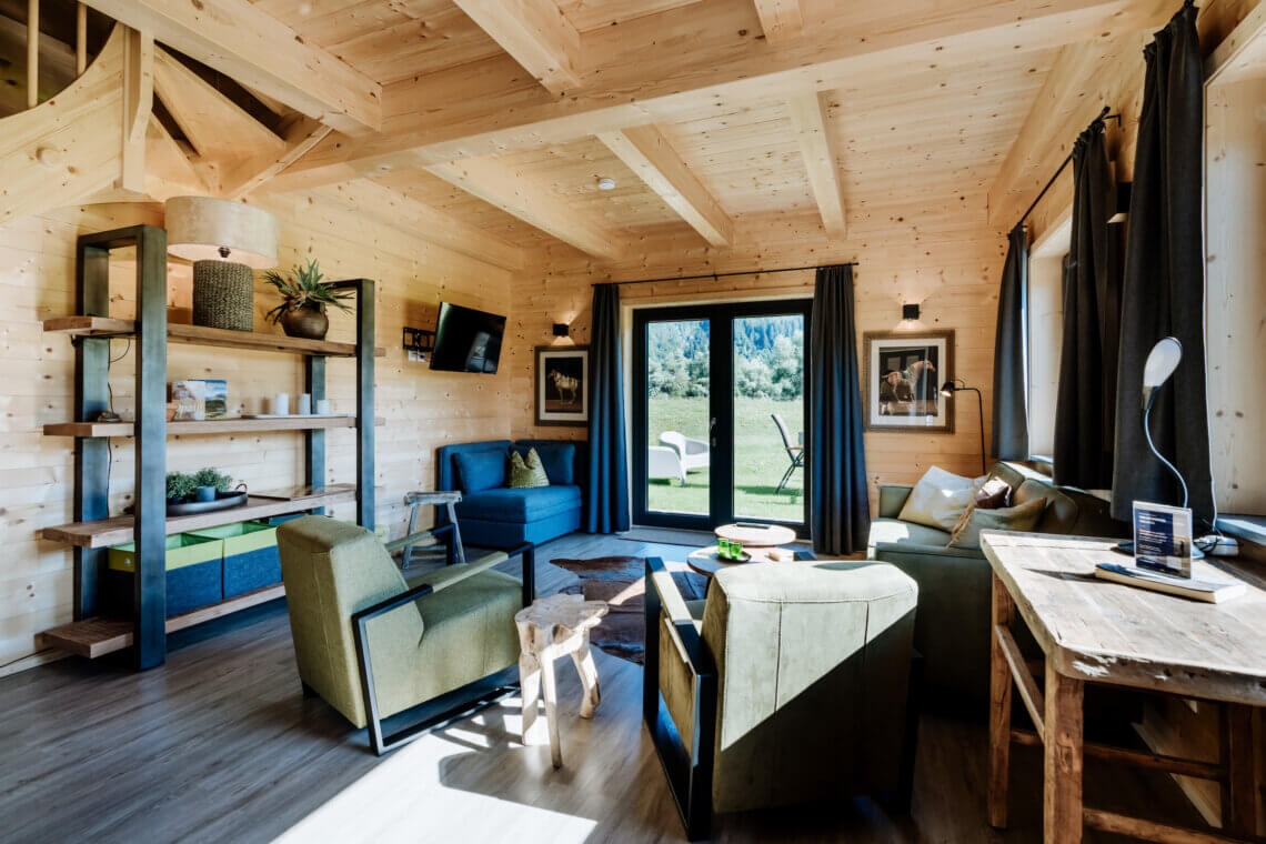 De chalets zijn nog heel nieuw en van alle gemakken voorzien. Copyright foto: Clofers Holiday Parcs.