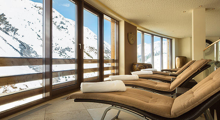 Rustruimtes met een view! © Foto: Hotel Bergwelt Obergurgl