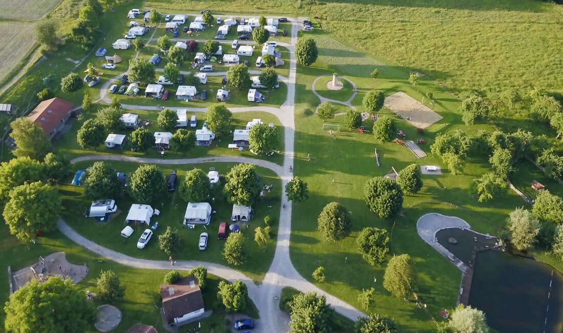 Camping am Bauernhof vlakbij de Bodensee is een heerlijke kleinschalige familiecamping.