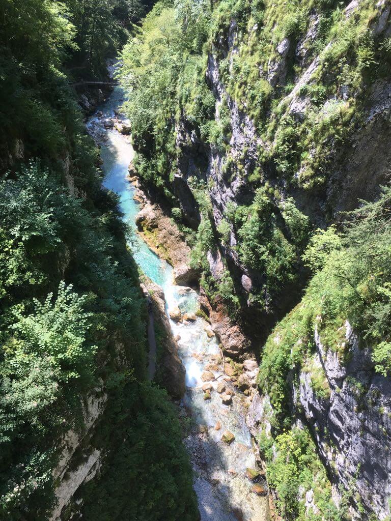 De Tolmin kloof vonden we echt héél mooi!