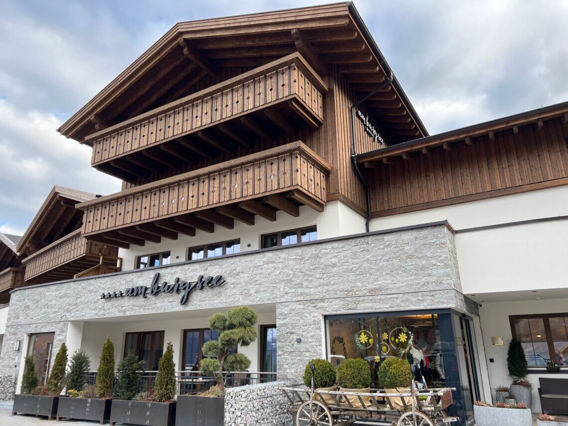 Wij hadden een heerlijk verblijf in de Alpin Chalets van Am Burgsee.