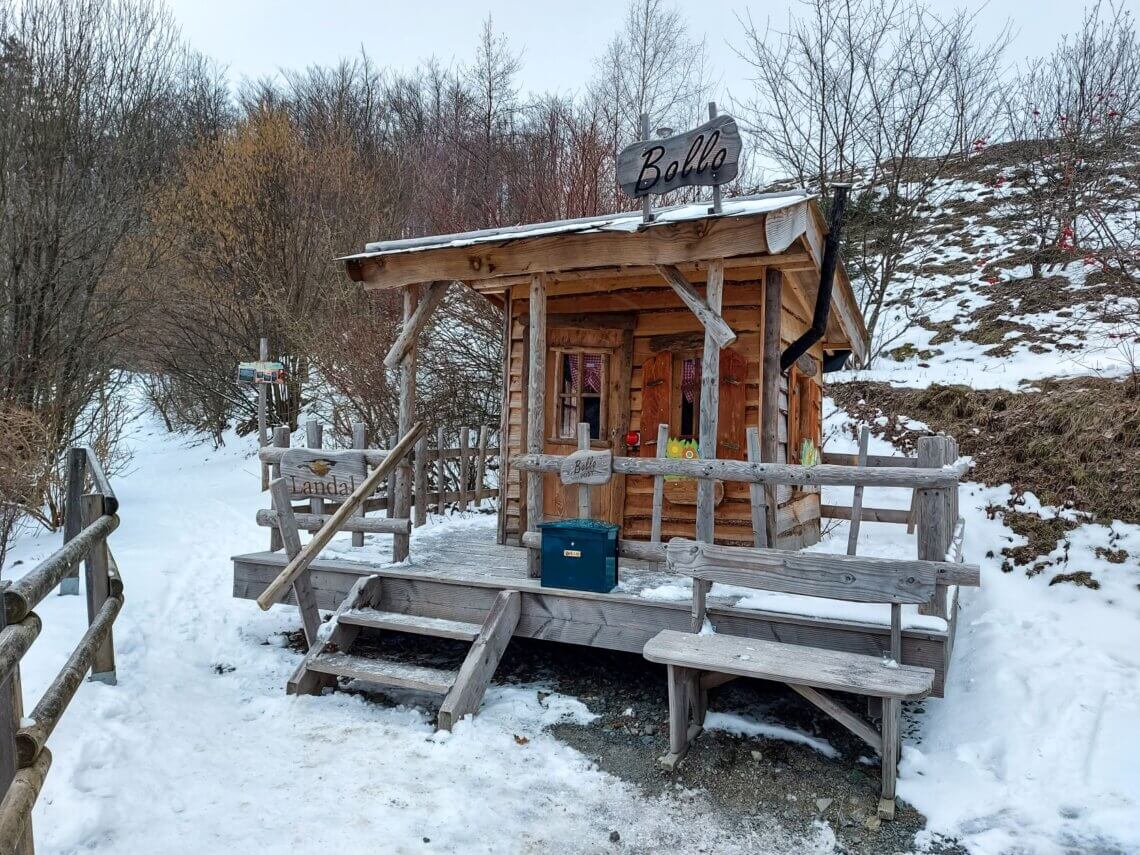 Natuurlijk is ook bij Landal Winterberg een Bollo huisje.