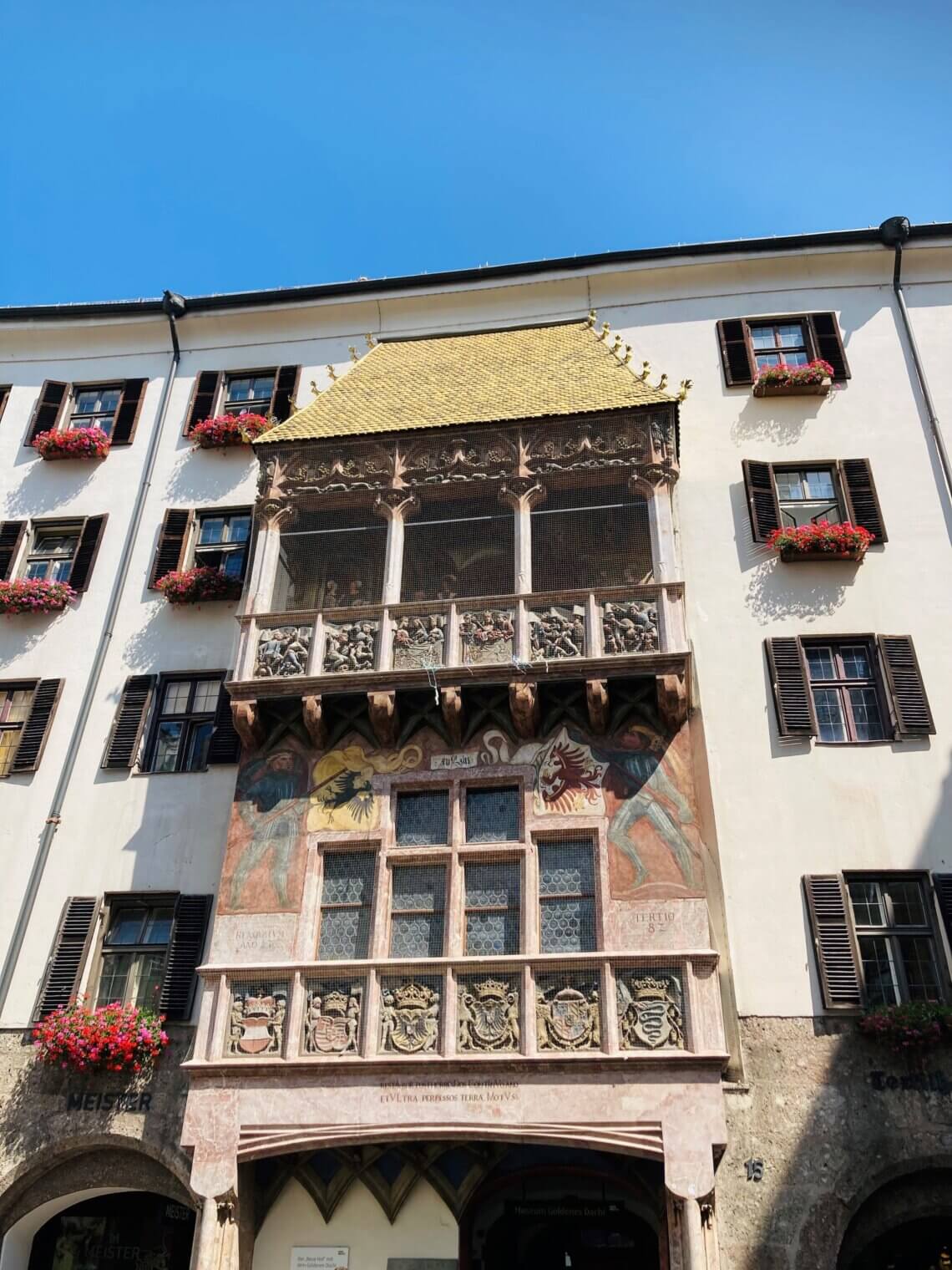 Het huis met het gouden dak is dé trekpleister van Innsbruck.