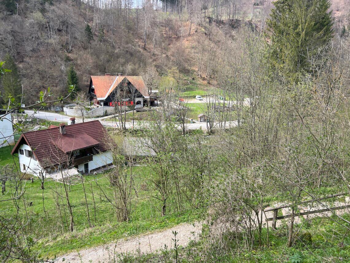 En dan, na een wandeling van zo'n 2 uur is daar de ingang van de Vintage kloof weer, naar de P1 is het nu nog 5 minuten lopen.