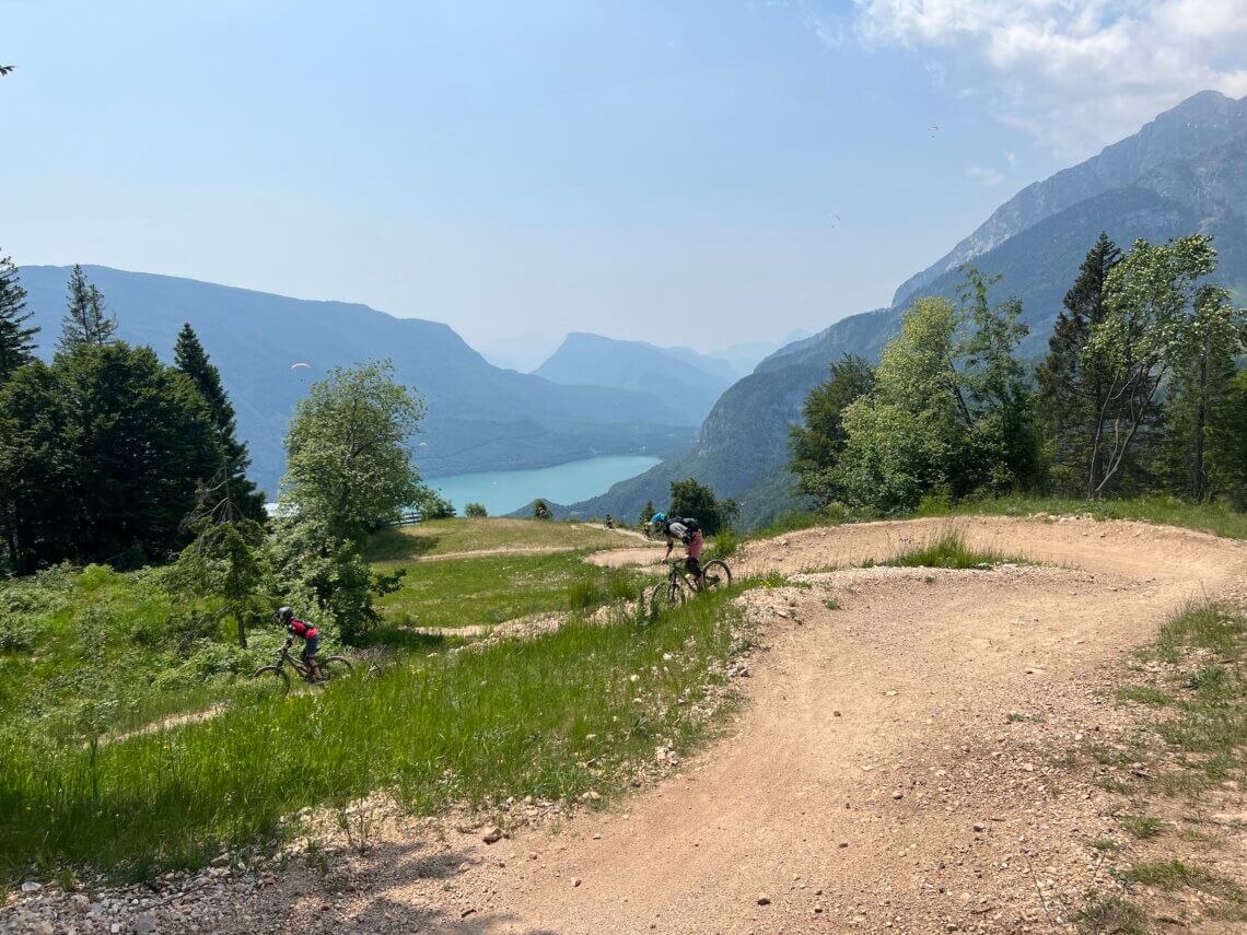 Bij Altopiano di pradel is ook een mooi bikepark.