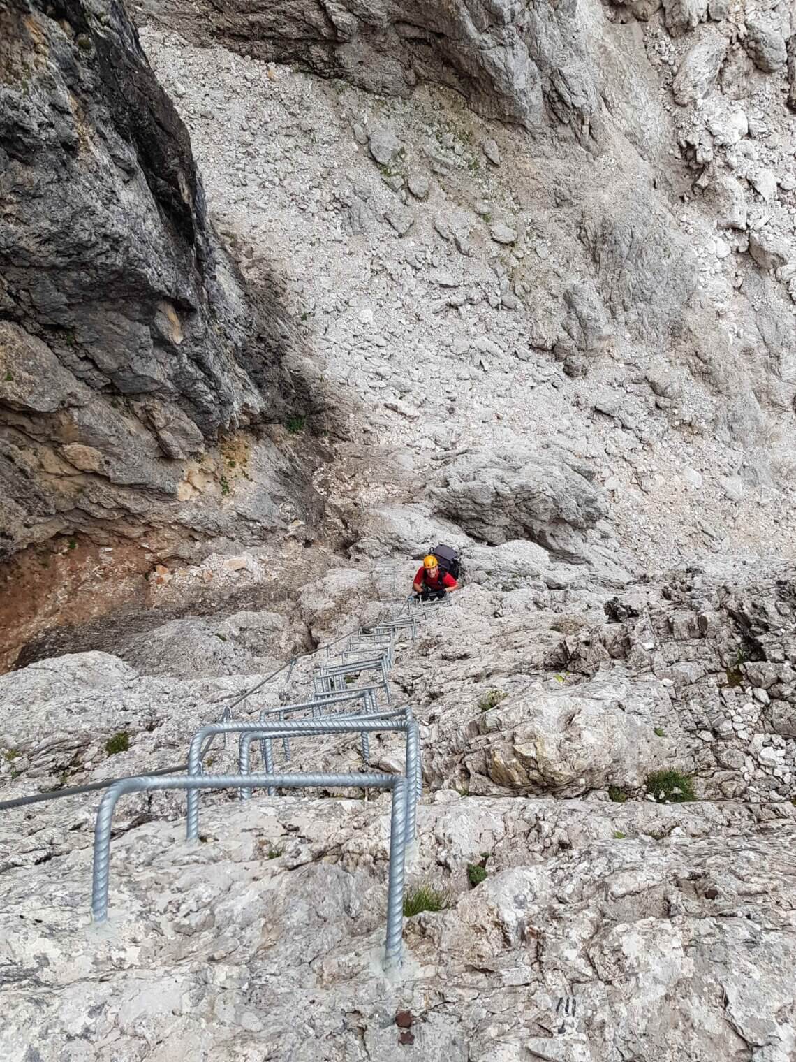 Palaronda-trek Via Ferrata huttentocht Dolomieten.