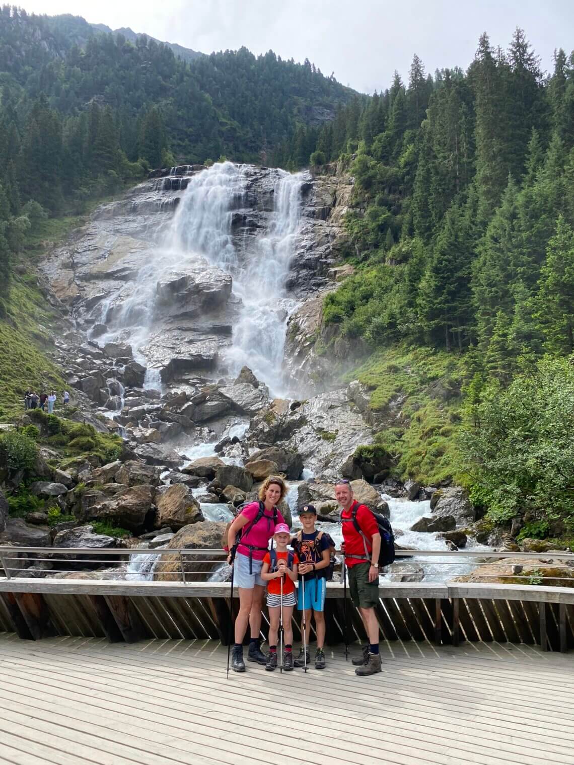 Startpunt van onze huttentocht in het Stubaital in Oostenrijk.