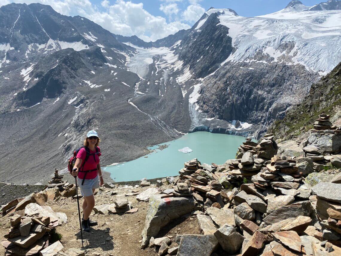 De Peiljoch op 2676 meter.