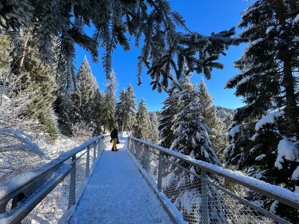 De Senda dil Dragun is in de winter ook sprookjesachtig mooi! 