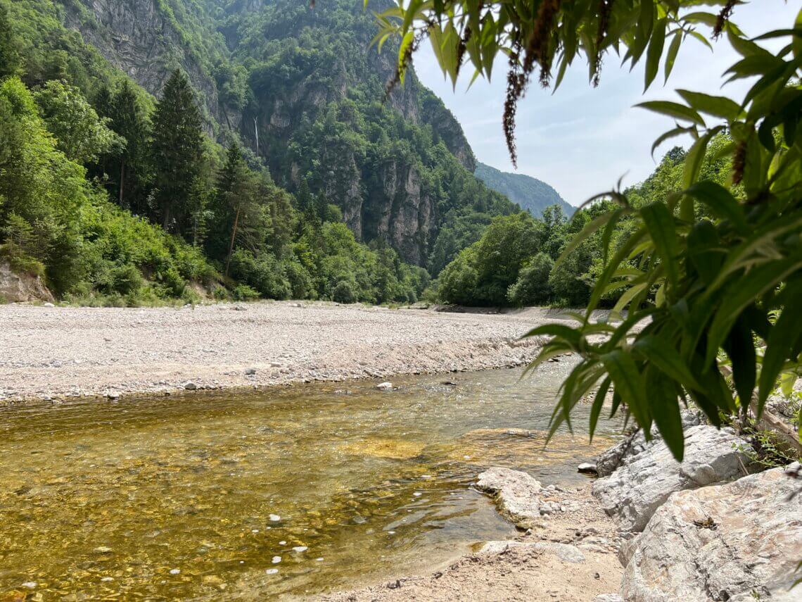 Parco Fluviale del Torrente Centa is een heerlijke plek op een zomerse dag! 