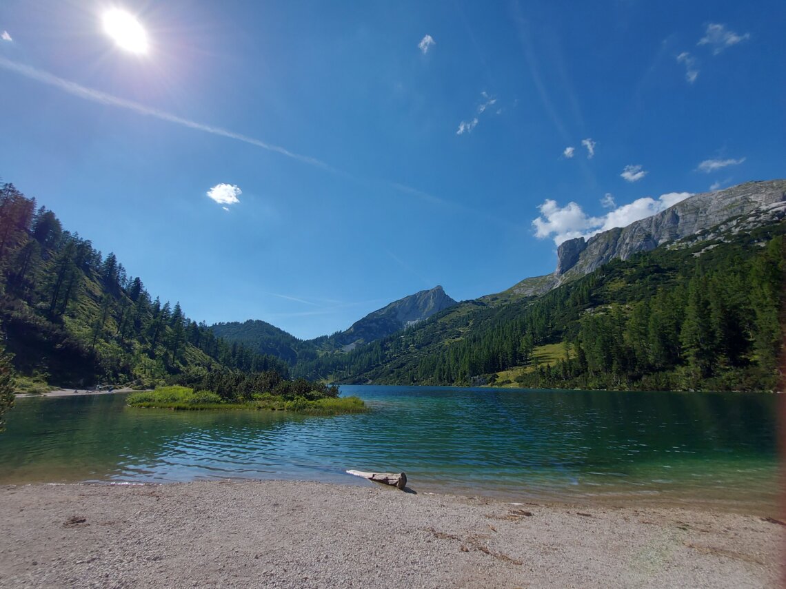 Het strandje bij de Steirersee