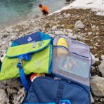 De Deuter wash bag kids is ideaal voor op reis in de bergen.
