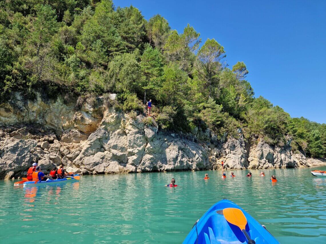 Cliffjumpen!