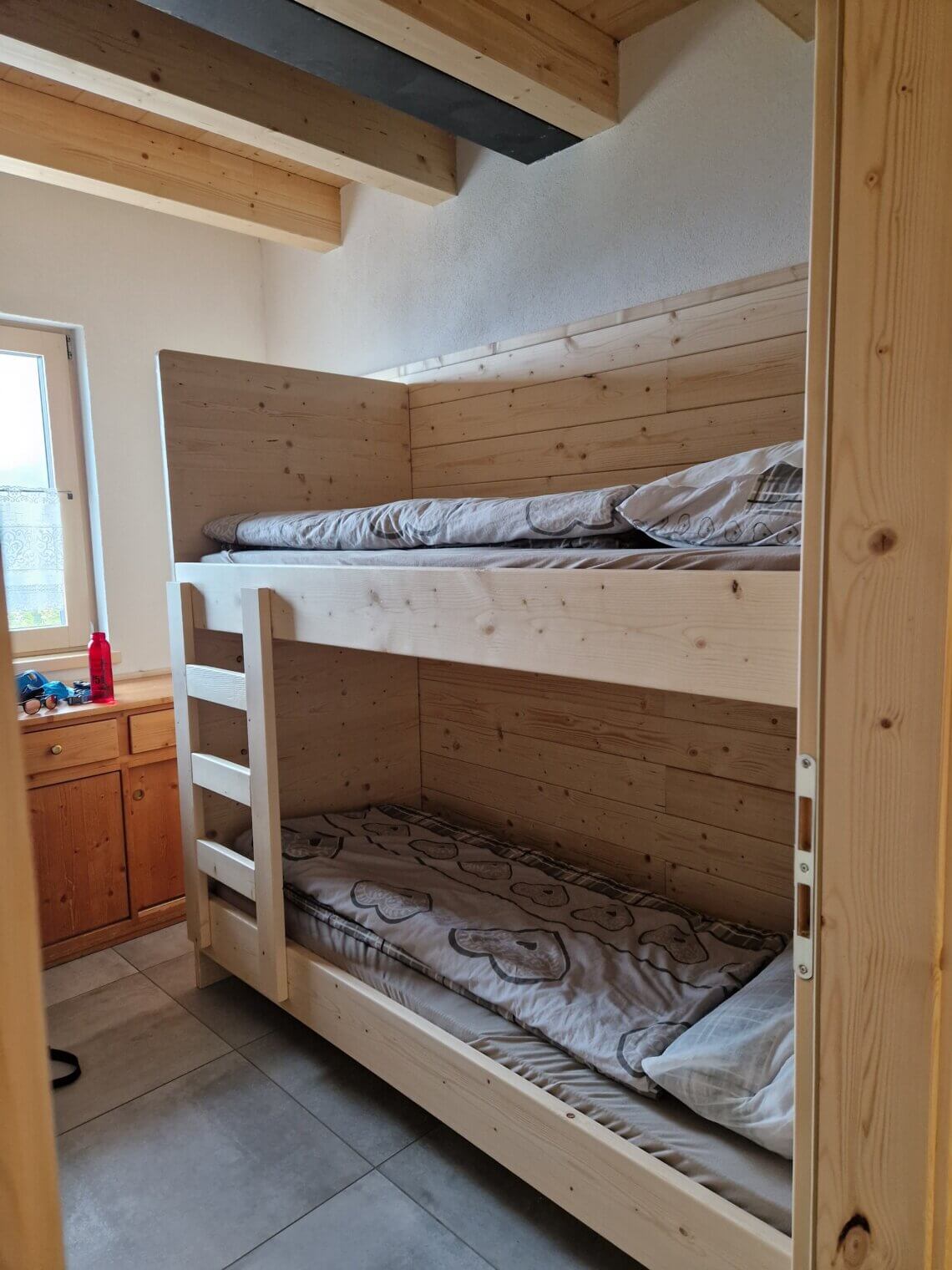 Nette 2 pers-slaapkamer van Rifugio Brentei