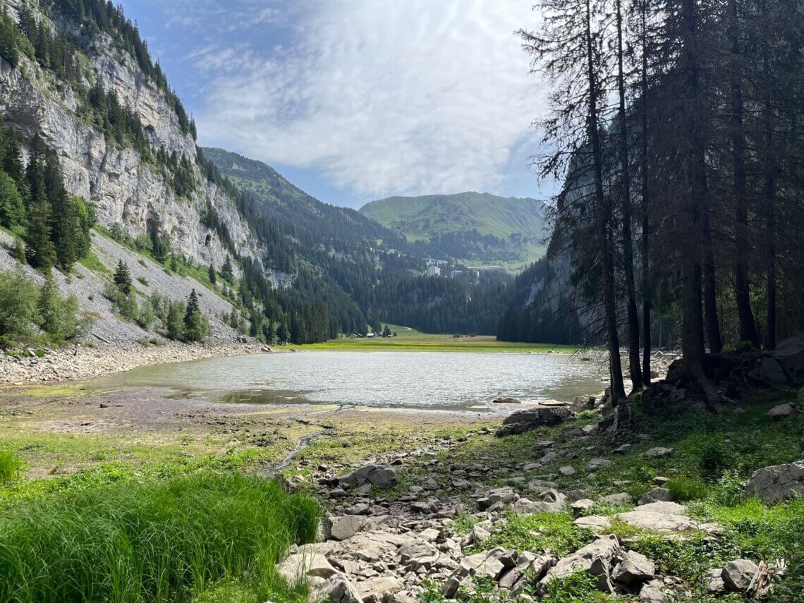 Het meer van Flaine