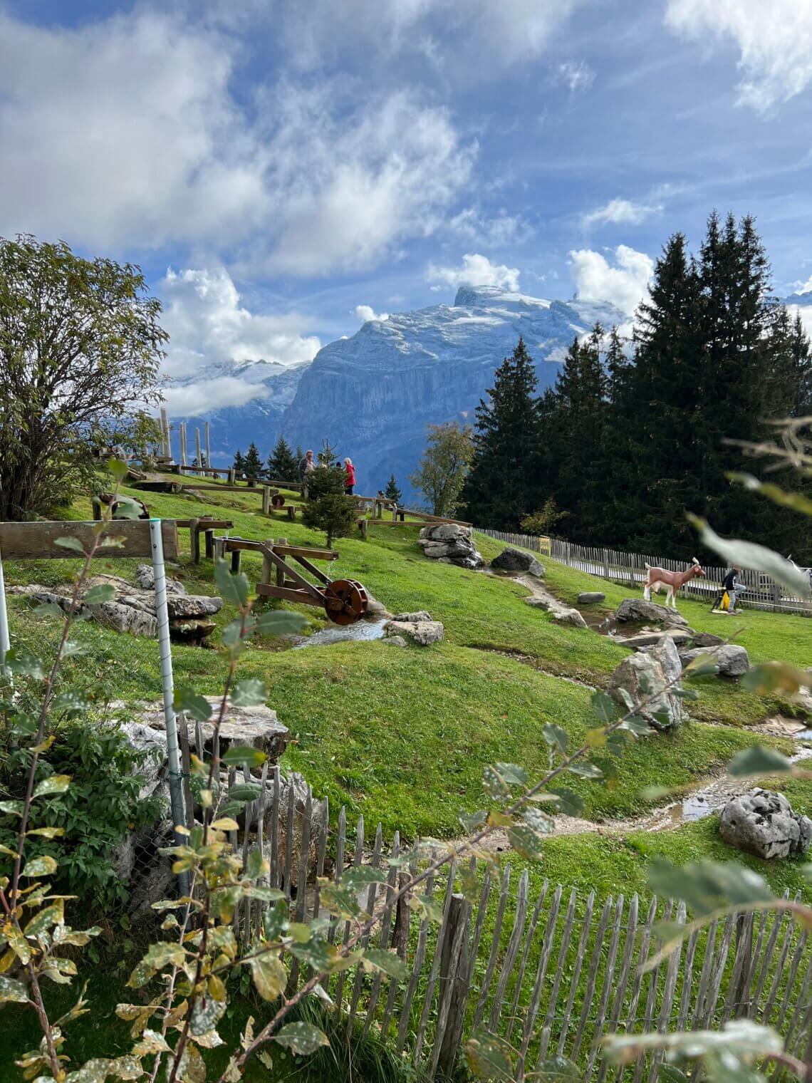 Bij Brunni is een super leuke speeltuin!