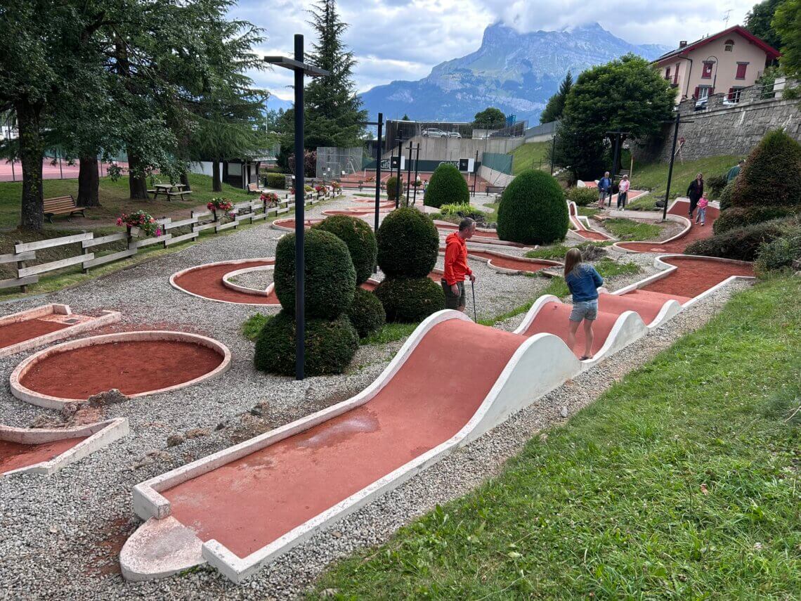 Saint-Gervais-les-Bains Midgetgolfbaan.