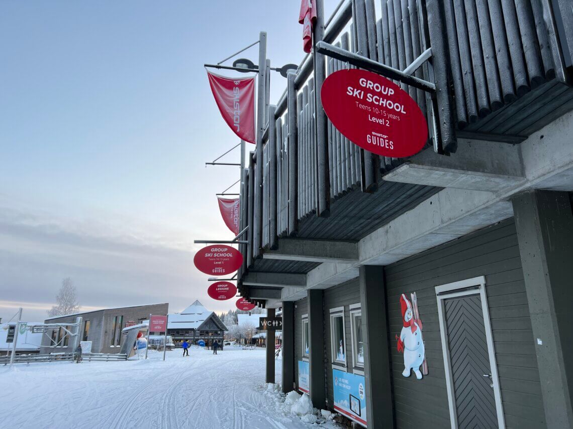 Ook in Zweden is een ruim aanbod van skilessen.