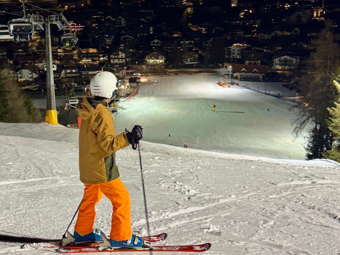 Avond skiën bij Haunold.