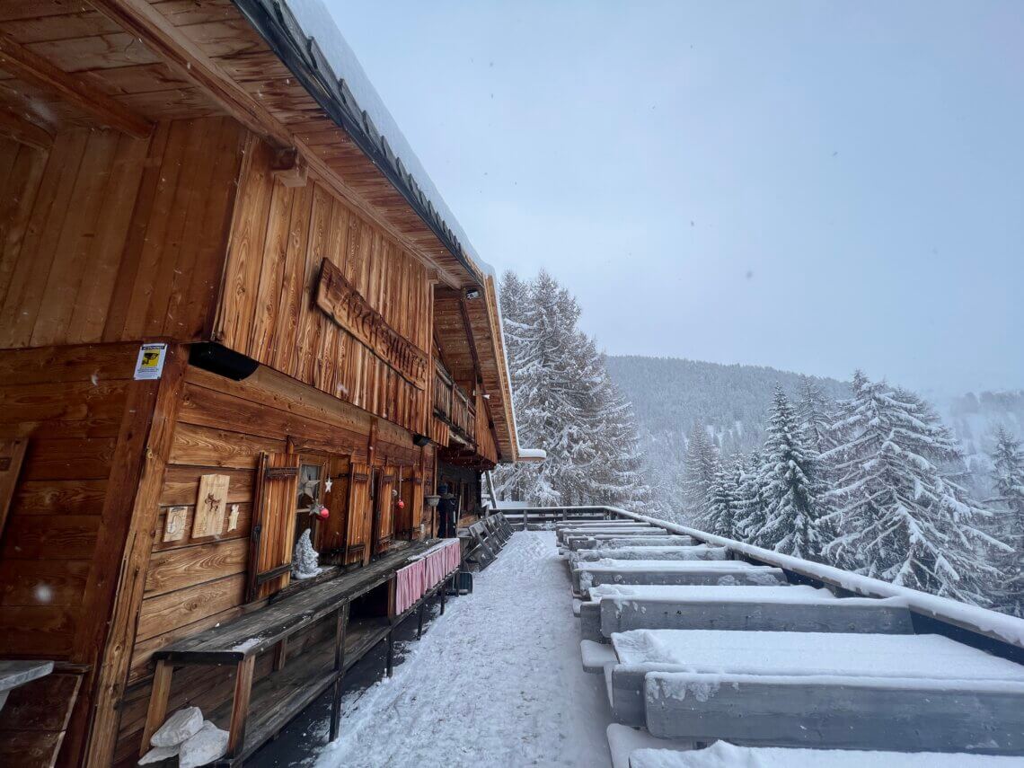 De idyllische Lärchenhütte in 3Zinnen.