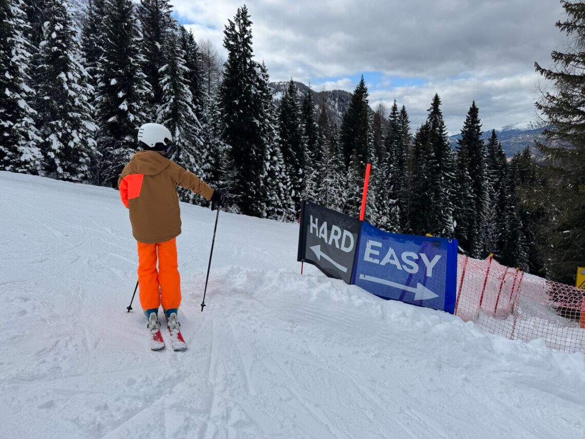 Skigebied 3Zinnen is geschikt voor iedereen, je hebt bijna overal een 'moeilijke' of 'makkelijke' optie. 